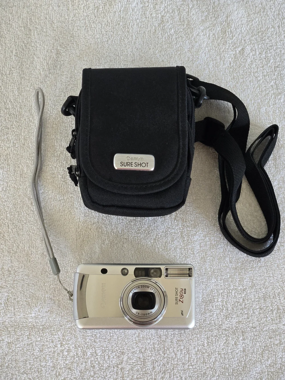Canon Sure Shot Z180u Date 35mm Compact Film Camera 38-180mm Zoom *Tested*